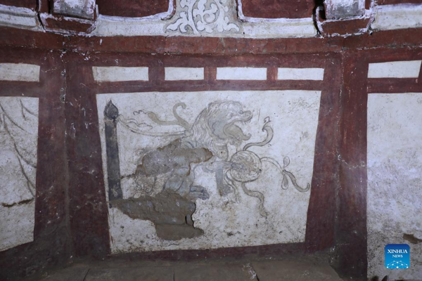 Ancient tomb with prayer-related murals found in China\