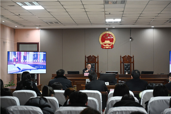 南阳高新区法院召开第十七期成长论坛