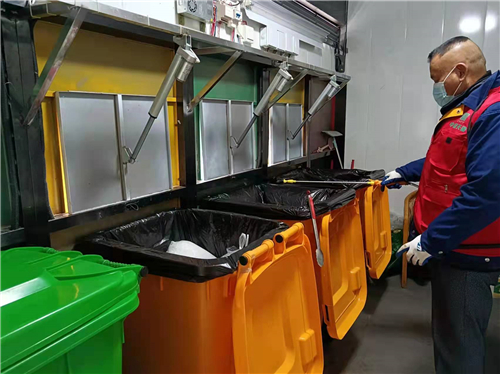 郑州二七区五里堡办事处垃圾分类抗疫在行动