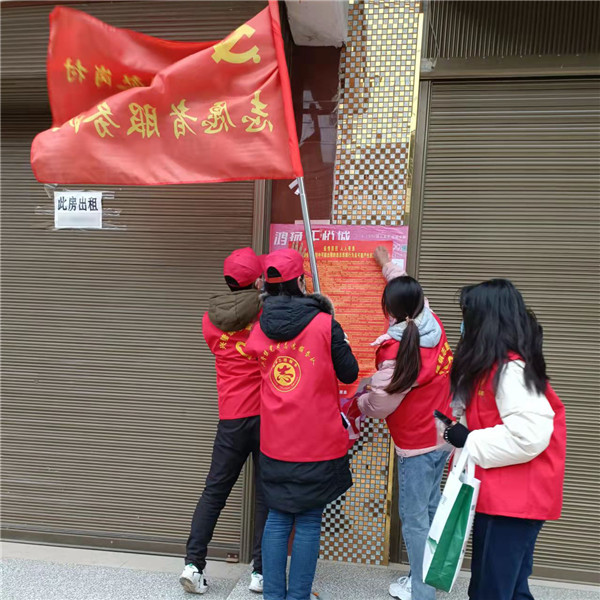社旗兴隆镇：“志愿红”遍地开花 助力织密疫情防控网