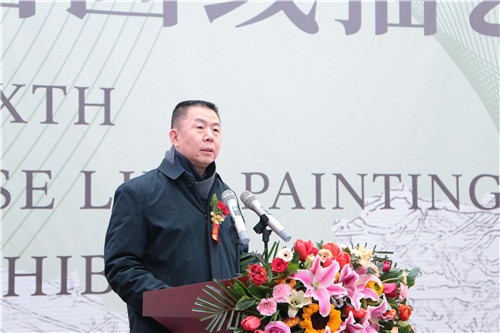 出彩航空港——全国第六届中国画线描艺术展开幕式在郑州举行