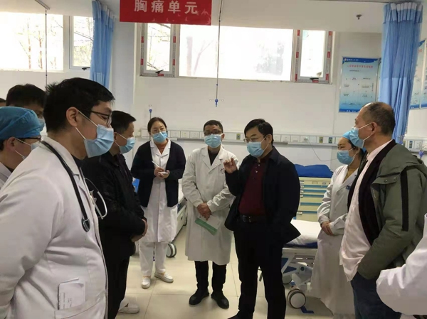 新野县人民医院邀请专家指导三级胸痛中心建设工作