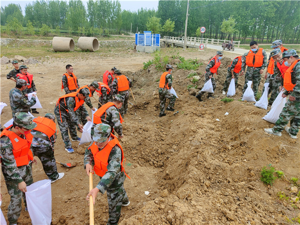 唐河县桐河乡：民兵汛前应急演练 筑牢汛期安全防线