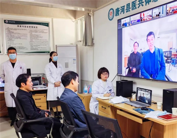 唐河县人民医院三级医院创伤中心参加河南省创伤中心“回头看”线上会议