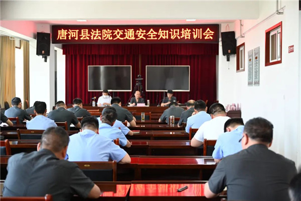安全驾驶，文明出行——唐河县法院召开交通安全知识培训会