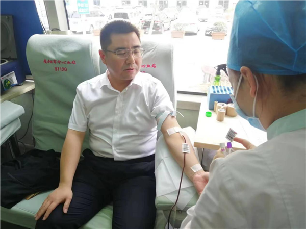 南阳宛城联社开展“无偿献血助抗疫”志愿服务活动