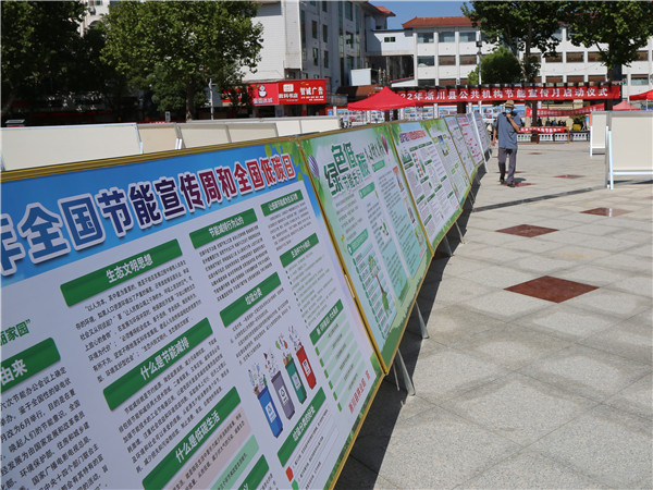 淅川县法院开展“公共机构节能宣传周·低碳日”宣传活动