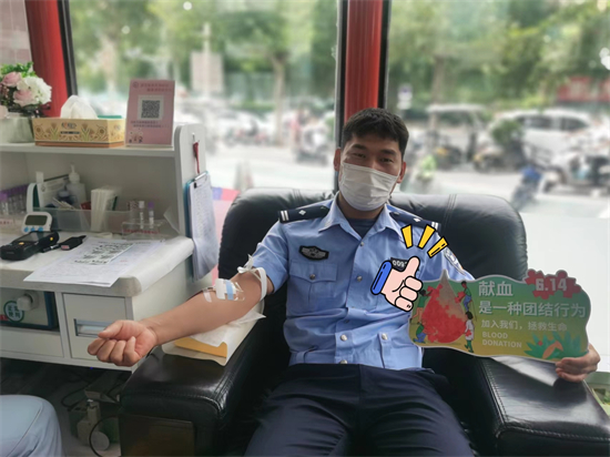 履行社会责任 热血践行初心 郑州交警十一支队组织开展无偿献血活动