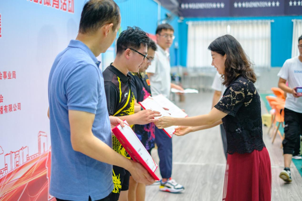 2022年郑州高新区“千村百镇”系列体育活动乒乓球比赛开赛