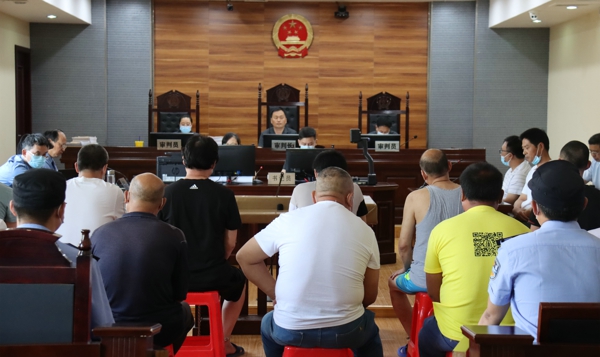 社旗县法院宣判一起16人涉恶案件 首要分子被判11年