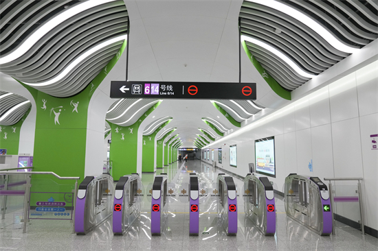 郑州地铁6号线一期工程西段今日开通试运营