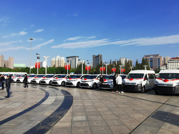 中国残联、中国残疾人福利基金会向驻马店市捐赠丰田无障碍车辆