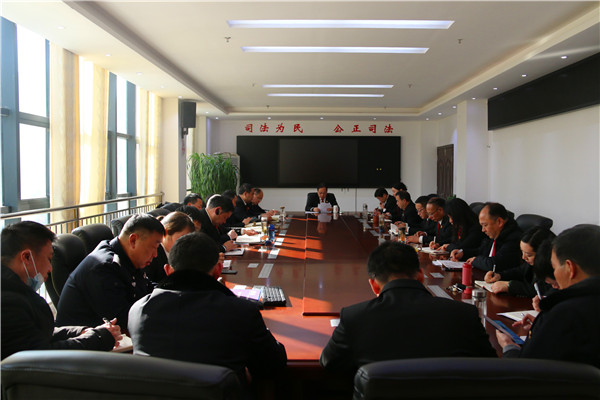 南召县法院召开2022年度述职会暨2023年工作谋划会
