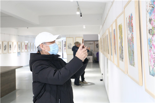 第六届“黄河情愫”中国画小品邀请展在大观美术馆举行