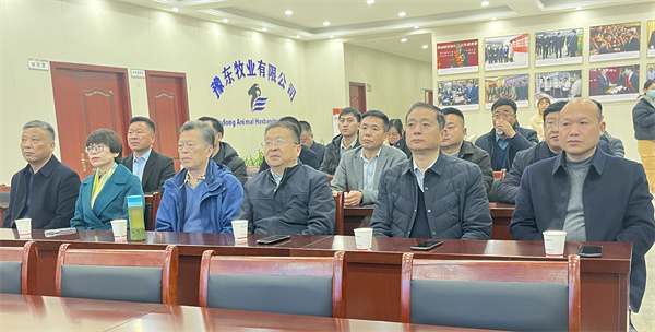 河南省羊行业协会到豫东牧业调研羊产业高质量发展和新品种培育工作