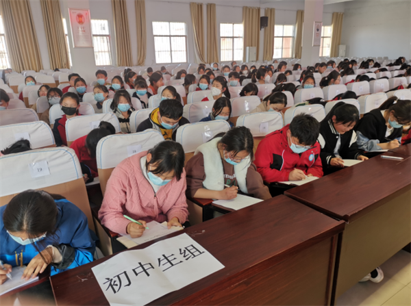 第九届河南省汉字大赛宁陵县初赛在县教师进修学校举行
