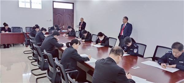 南召县法院组织开展诉讼服务标准化培训测试