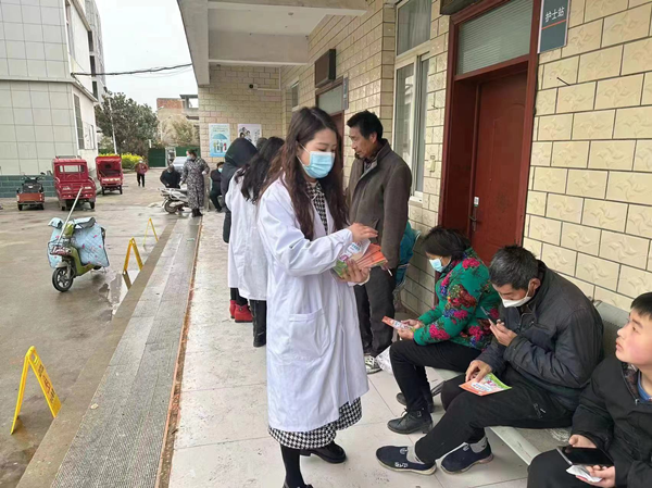 邓州市林扒镇卫生院开展3.24世界结核病防治日宣传活动 	