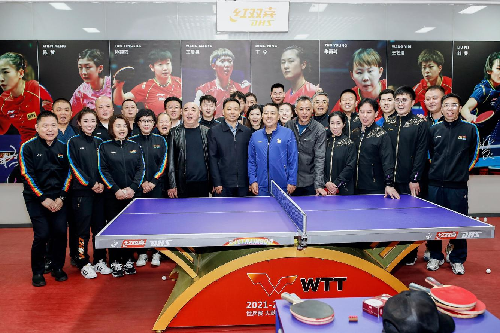 中国乒乓球协会主席刘国梁 莅临河南省乒乓球协会视察指导工作