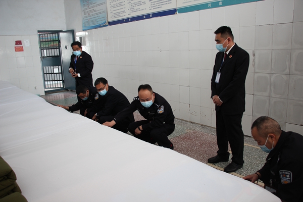 西平县人民检察院开展“五一”节前看守所安全防范检查