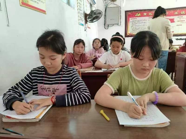 ​西平县师灵小学开展小学生规范汉字书写比赛活动