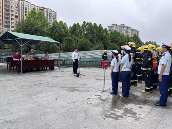 ​息县组织开展大型综合体应急疏散演练