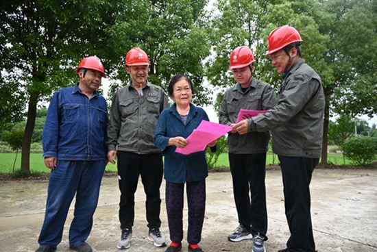​国网光山县供电公司联合结对村开展应急演练活动