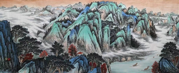 形神兼备画高古——易安中国画山水作品赏析