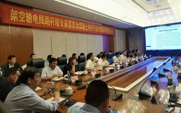 ​西平县鼎力公司成功承办架空输电线路杆塔专家委员会混凝土电杆行业专题调研座谈会