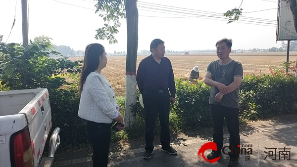 ​正阳县农业农村局深入一线开展秸秆禁烧督导