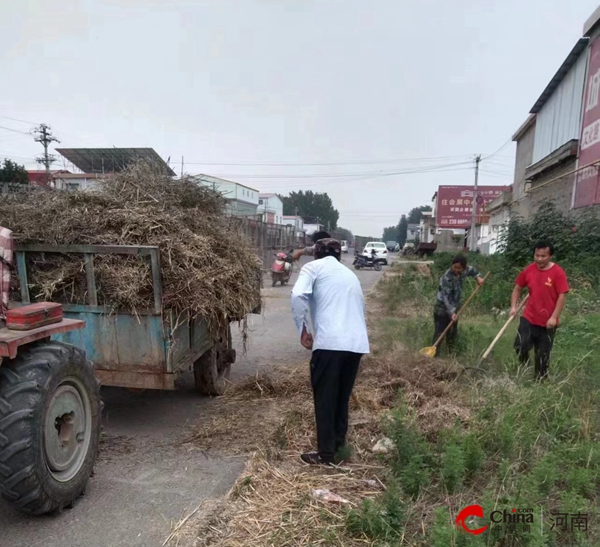 ​西平县柏苑街道：秸秆清运出实拳 人居环境再提升