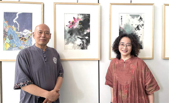 第八届“荷韵清风”中国画小品展在大观美术馆举行