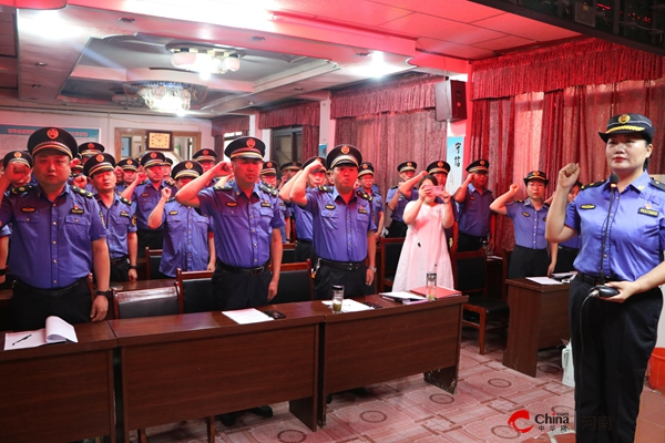 西平县城市管理局举行庆“七一”系列活动