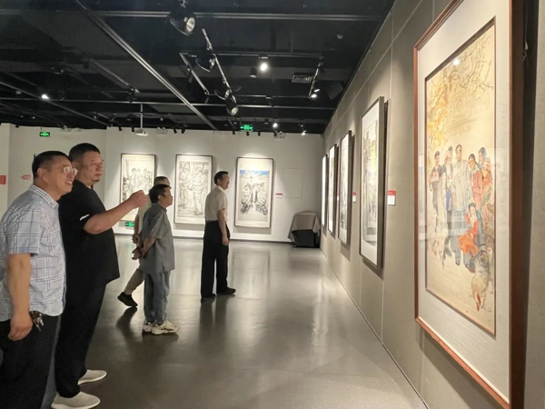 时代阳光——马国强中国人物画作品展在周口开幕