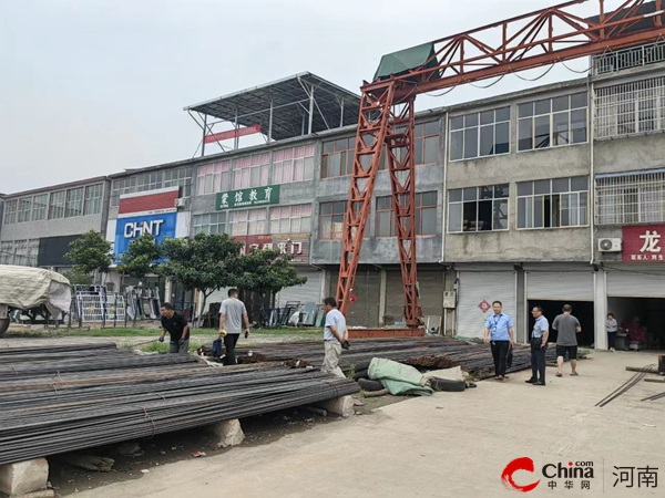 新蔡县市场监督管理局开展钢筋产品质量专项检查