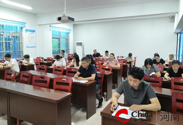 ​汝南县公共资源交易中心组织开展优化营商环境知识竞赛活动