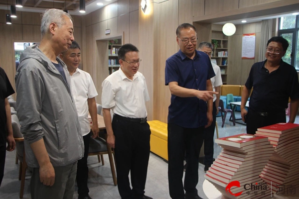 河南省公共文化服务体系建设绩效考核组到新蔡县实地考核