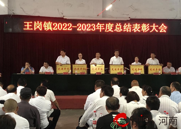 汝南县王岗镇2022—2023年度总结表彰大会圆满举行