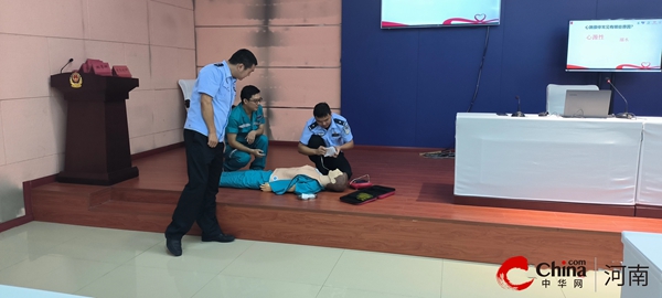 ​西平县卫健体委组织开展应急救护知识技能暨AED培训活动
