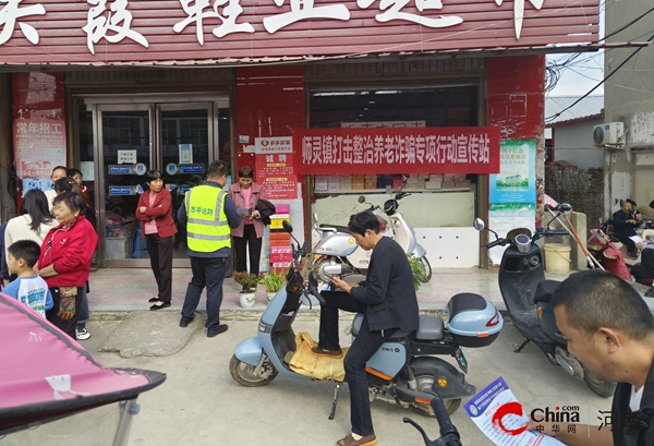 ​西平县师灵镇重阳节开展打击整治养老诈骗集中宣传活动