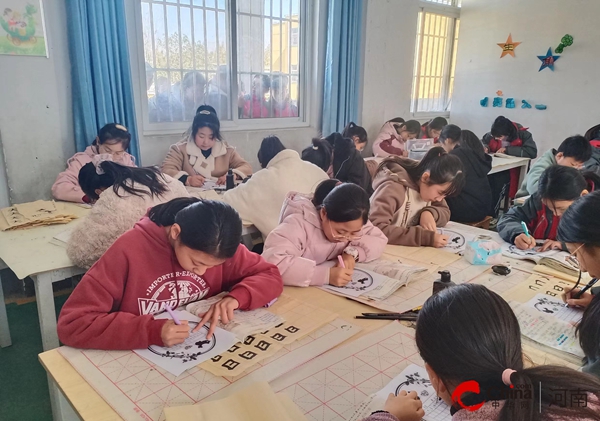 ​西平县专探小学、双河小学开展汉字书写比赛