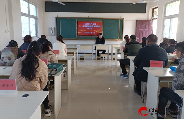 ​西平县五沟营中心学校举行2023年中、高级职称模拟讲课答辩活动