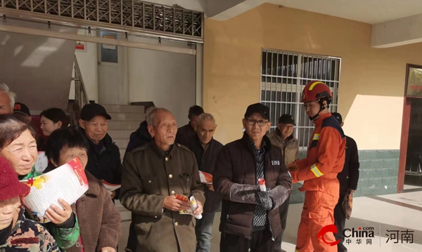 ​西平县盆尧镇持续开展“六进”消防宣传活动