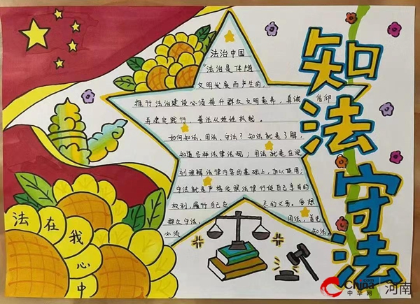 ​西平县重渠丁寨小学开展“宪法宣传周”系列教育活动
