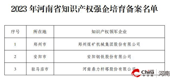 要闻：​西平县一家企业荣获2023年河南省知识产权“领军企业”荣誉