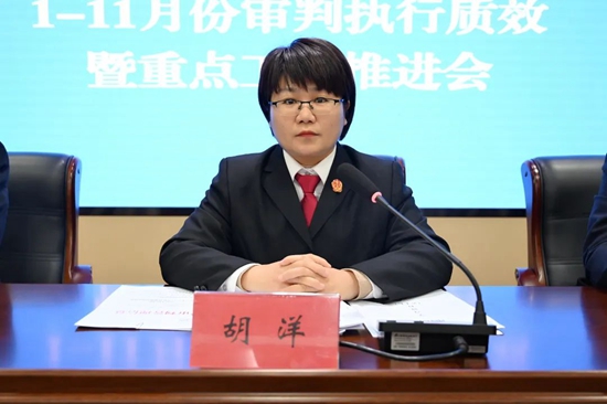 ​息县法院召开1—11月份审判执行质效暨重点工作推进会