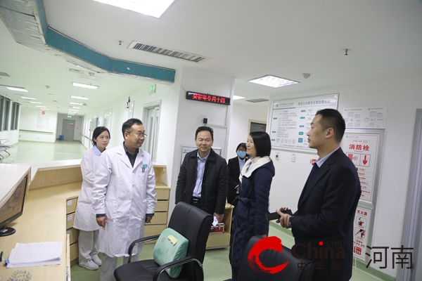 河南省教育厅专家组到驻马店市第二人民医院视察指导工作