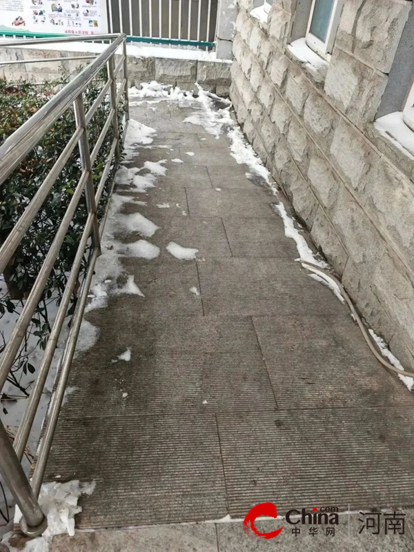 铲雪除冰保畅通 泌阳县人民法院在行动