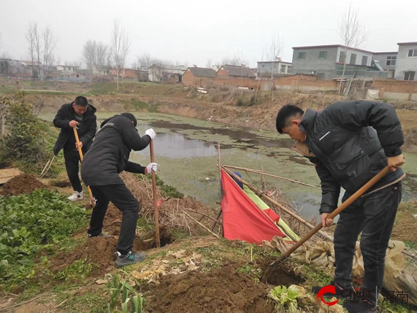 ​西平县五沟营中心校吕哨小学开展植树节活动