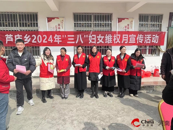 ​西平县芦庙乡开展“三八”妇女维权宣传活动